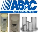 Phụ tùng máy nén khí ABAC: lọc dầu abac, lọc gió abac, lọc tách nhớt abac